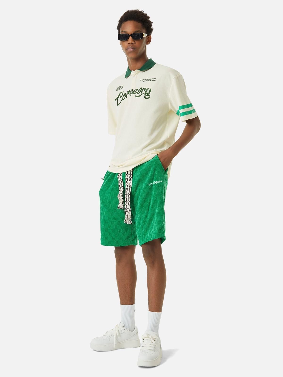 Concert Outfit Letter Embroidered Polo Shirt Concert Outfit Letter Embroidered Polo Shirt