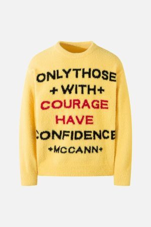 Concert Outfit Letter Graphic Sweater