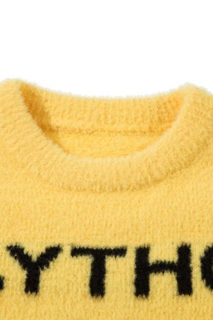 Concert Outfit Letter Graphic Sweater