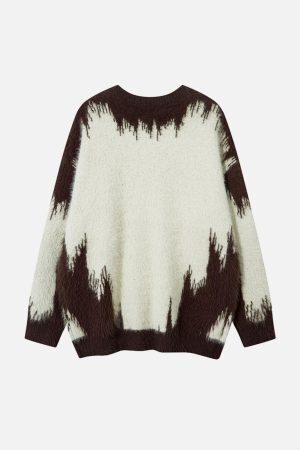 Concert Outfit Letter Jacquard Sweater