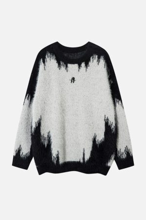 Concert Outfit Letter Jacquard Sweater