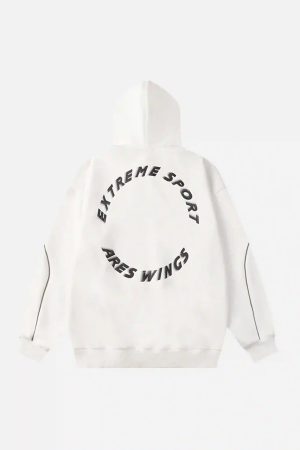 Concert Outfit Letter Print Line Design Hoodie
