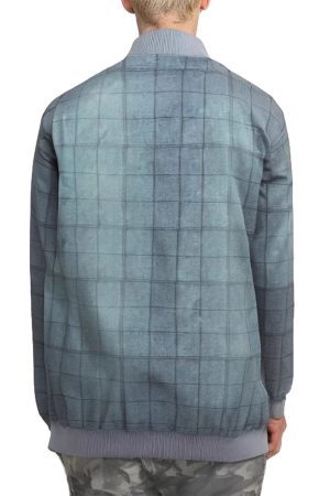 Concert Outfit Letter Print Quilted Bomber Jacket