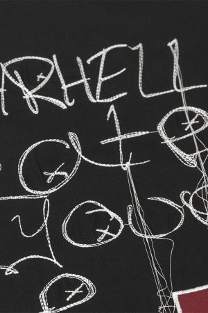 Concert Outfit Letter Print Short Sleeve T-Shirt