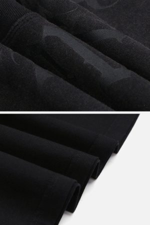 Concert Outfit Letter Printing Gradient Tee