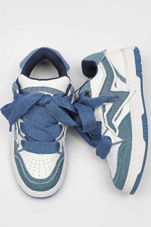 Concert Outfit Lightning Collision Color Splicing Board Shoes