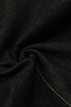 Concert Outfit Line Embroidery Barrel Loose Jeans