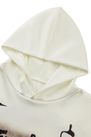 Concert Outfit Line Painted Character Hoodie