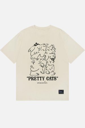 Concert Outfit Line Print Tee