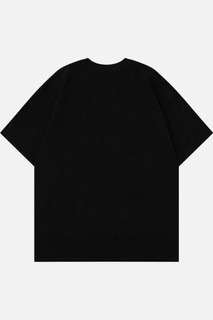 Concert Outfit Loose American Fuzzy Fun Printed T-Shirt