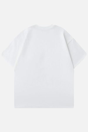 Concert Outfit Loose American Fuzzy Fun Printed T-Shirt