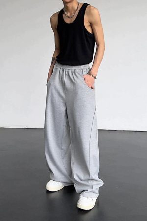 Concert Outfit Loose High Waist Pants
