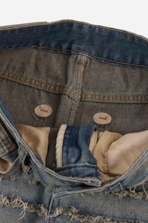 Concert Outfit Loose Wide Leg Cat Whisker Jeans