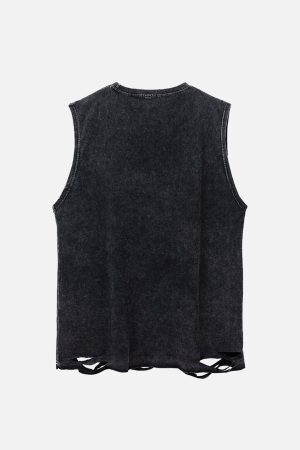 Concert Outfit Love Cross Street Rap Sleeveless Vest