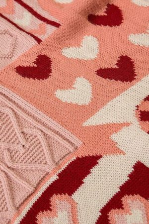 Concert Outfit Love Weaving Knit Sweater