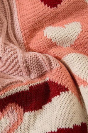 Concert Outfit Love Weaving Knit Sweater