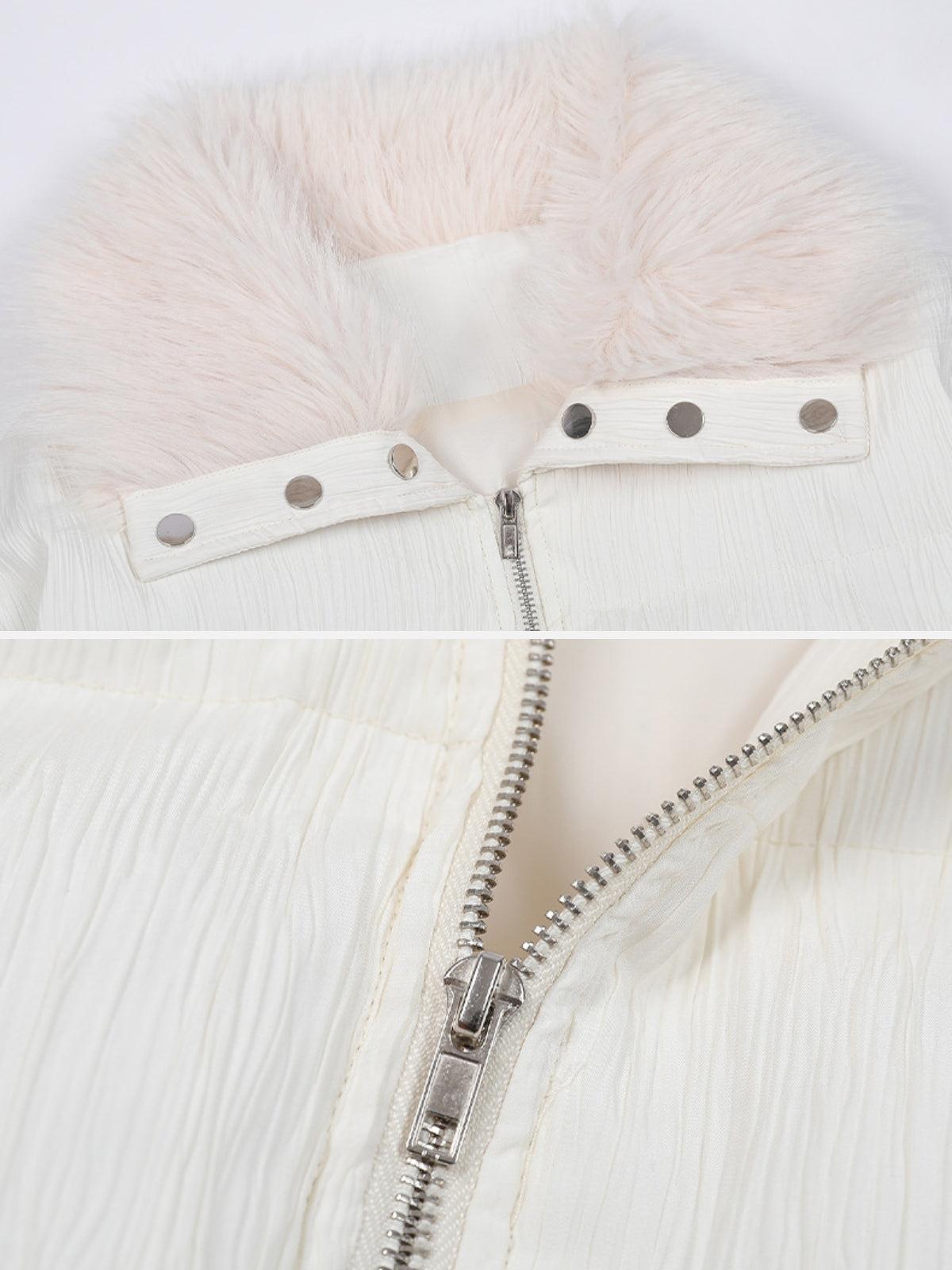 Concert Outfit Luxe Collar Puffer Coat Concert Outfit Luxe Collar Puffer Coat