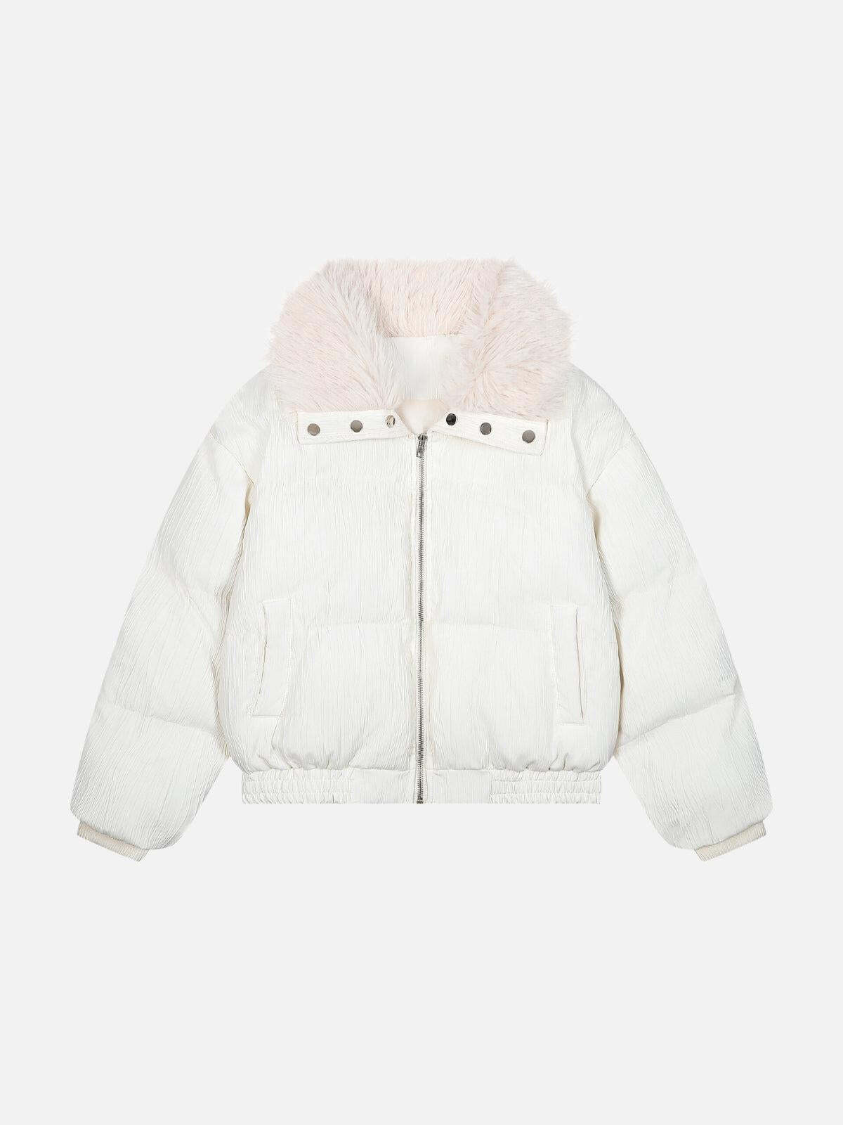 Concert Outfit Luxe Collar Puffer Coat Concert Outfit Luxe Collar Puffer Coat