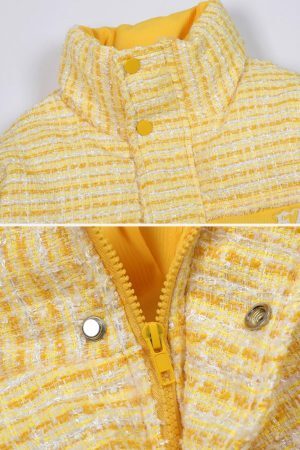 Concert Outfit Luxe Quilted Lapel Coat