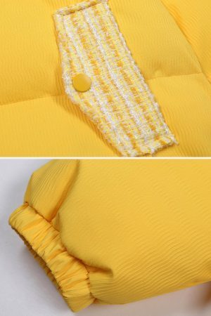 Concert Outfit Luxe Quilted Lapel Coat