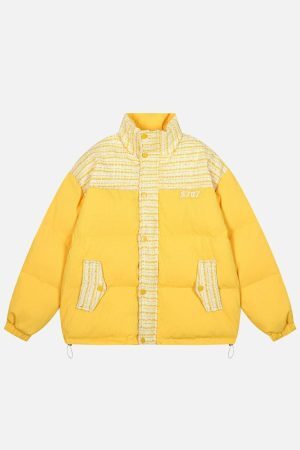 Concert Outfit Luxe Quilted Lapel Coat