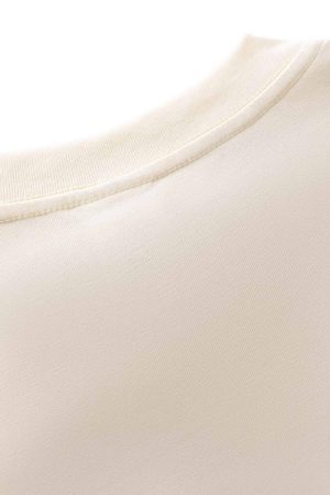 Concert Outfit Made Retro Skull Letter Foam T-Shirt