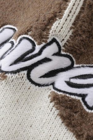 Concert Outfit Maillard Star Tassel Ripped Sweater