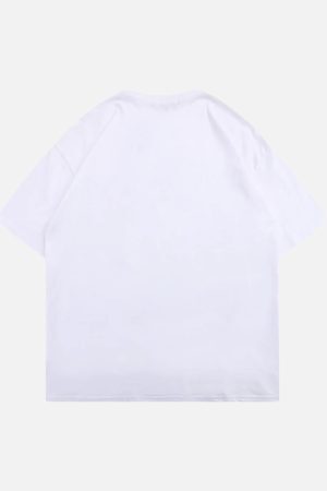 Concert Outfit Masked Gangster Portrait Printed T-Shirt