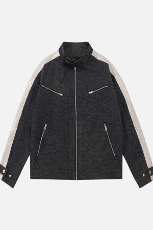 Concert Outfit Matte PU Moto Leather Jacket