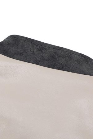 Concert Outfit Matte PU Moto Leather Jacket