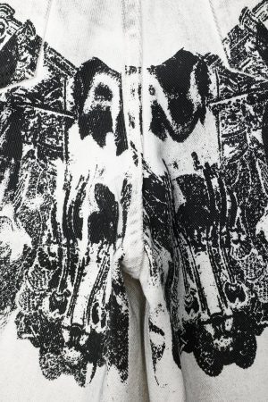 Concert Outfit Mecha Print Jeans