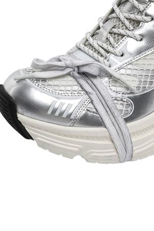 Concert Outfit Mesh Breathable Platform Sneakers