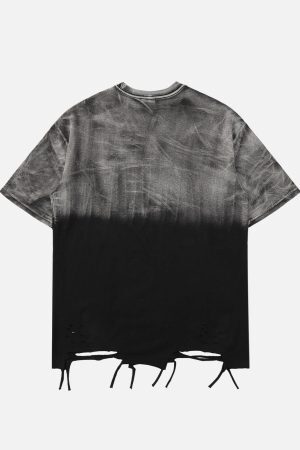 Concert Outfit Metal Tag Street Rap T-Shirt