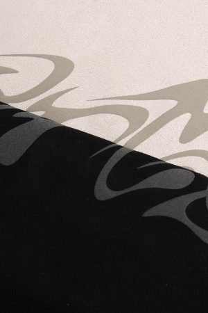 Concert Outfit Metallic Print Suede Crew Neck T-Shirt