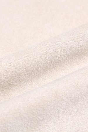 Concert Outfit Metallic Print Suede Crew Neck T-Shirt