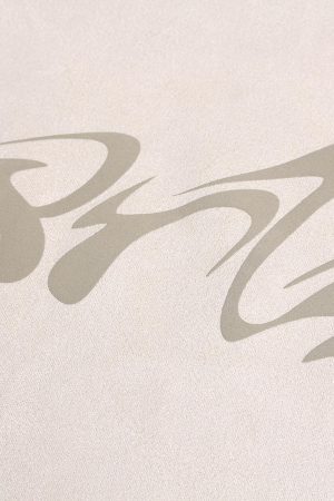 Concert Outfit Metallic Print Suede Crew Neck T-Shirt