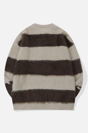 Concert Outfit Mohair Stripe Sweater