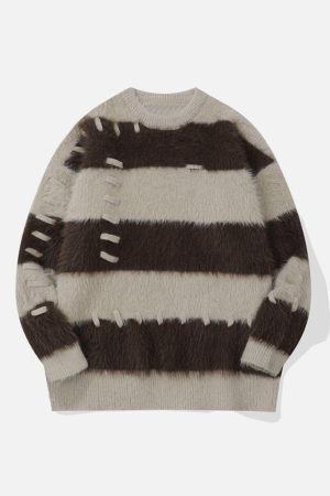 Concert Outfit Mohair Stripe Sweater