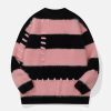Concert Outfit Mohair Stripe Sweater