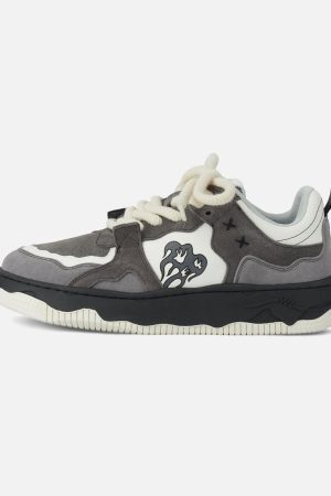 Concert Outfit Monochrome Shadowwave Heavy-Duty Street Sneakers