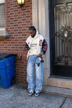 Concert Outfit Monochrome Shadowwave Heavy-Duty Street Sneakers