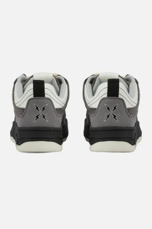 Concert Outfit Monochrome Shadowwave Heavy-Duty Street Sneakers