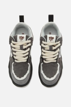 Concert Outfit Monochrome Shadowwave Heavy-Duty Street Sneakers