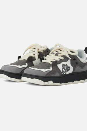 Concert Outfit Monochrome Shadowwave Heavy-Duty Street Sneakers