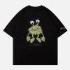 Concert Outfit Monster Embroidery Print Tee