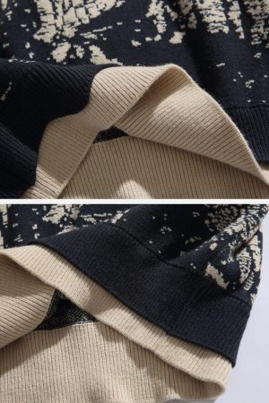 Concert Outfit Mountains Knit Sweater