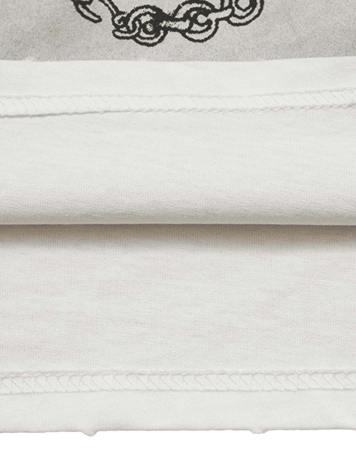 Concert Outfit Mud-Dyed Dirty Spray Cross Print Street Rap T-Shirt Concert Outfit Mud-Dyed Dirty Spray Cross Print Street Rap T-Shirt