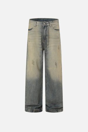 Concert Outfit Mud Dyeing Jeans