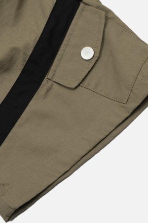 Concert Outfit Multi Button Pocket Cargo Pants