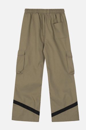 Concert Outfit Multi Button Pocket Cargo Pants